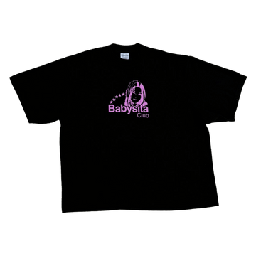 BABYSITA CLUB OVERSIZED TEE (BLACK) - LvCiudvd